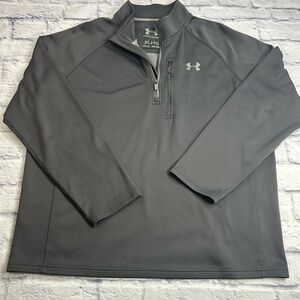 Under Armour Men's Gray Quarter-Zip Jacket. Size XL.